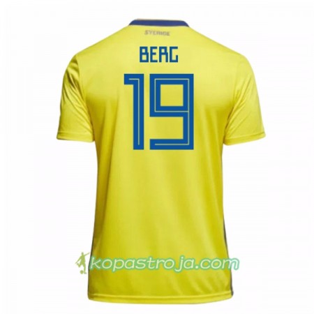 Billiga Fotbollströjor Sverige Berg 19 WM 2018 Hemma tröja